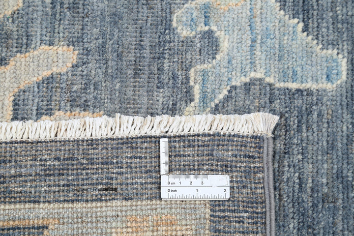 Hand Knotted Oushak Wool Rug 10' 2" x 13' 8" - No. AT25438