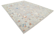 Hand Knotted Oushak Wool Rug 10' 0" x 13' 6" - No. AT99472