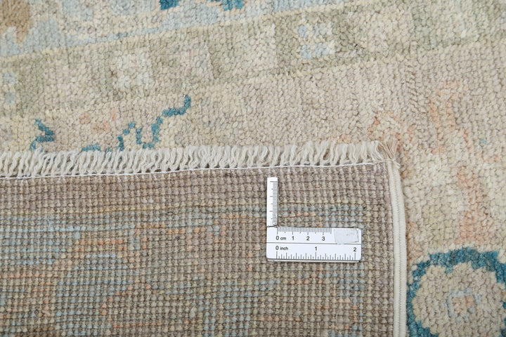 Hand Knotted Oushak Wool Rug 3' 2" x 12' 11" - No. AT13640