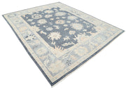 Hand Knotted Oushak Wool Rug 8' 0" x 10' 0" - No. AT33313