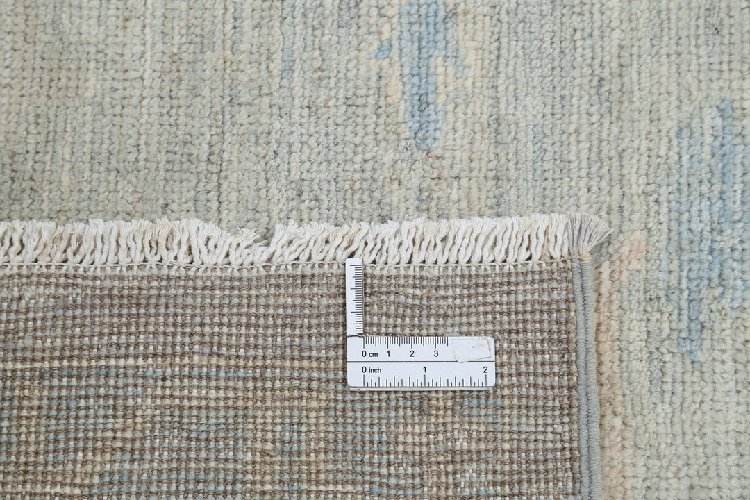 Hand Knotted Oushak Wool Rug 7' 10" x 9' 9" - No. AT53811