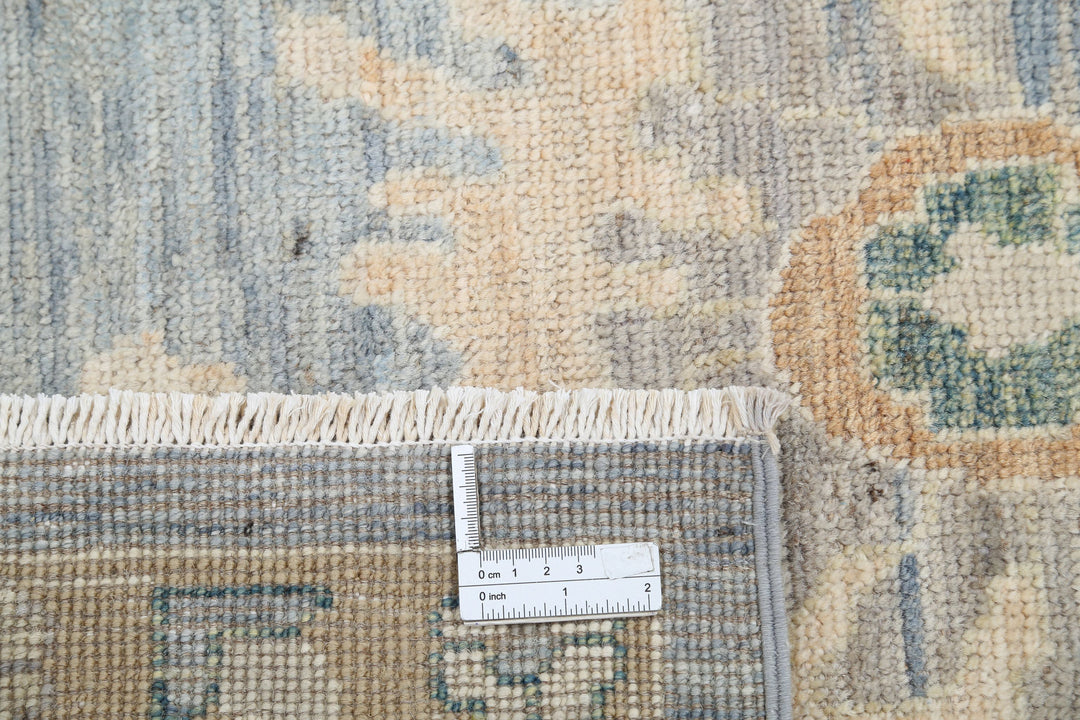 Hand Knotted Oushak Wool Rug 8' 0" x 9' 11" - No. AT14598