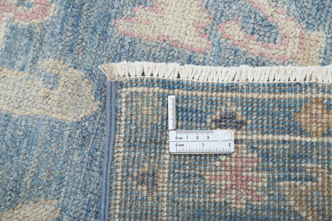 Hand Knotted Oushak Wool Rug 4' 0" x 5' 10" - No. AT33128