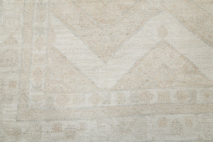 Hand Knotted Oushak Wool Rug 6' 2" x 8' 10" - No. AT11420