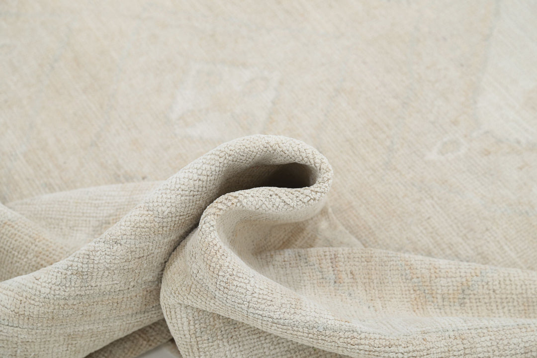 Hand Knotted Oushak Wool Rug 6' 2" x 8' 10" - No. AT11420