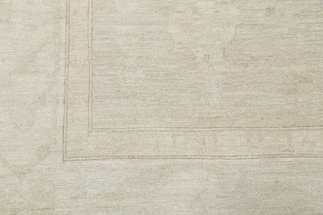 Hand Knotted Oushak Wool Rug 8' 2" x 10' 5" - No. AT61506