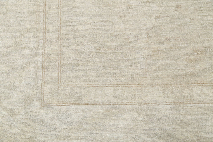 Hand Knotted Oushak Wool Rug 8' 2" x 10' 5" - No. AT61506