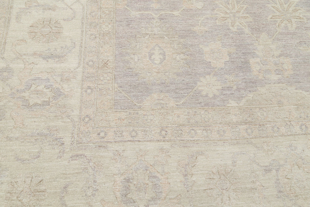 Hand Knotted Oushak Wool Rug 9' 11" x 14' 2" - No. AT76144