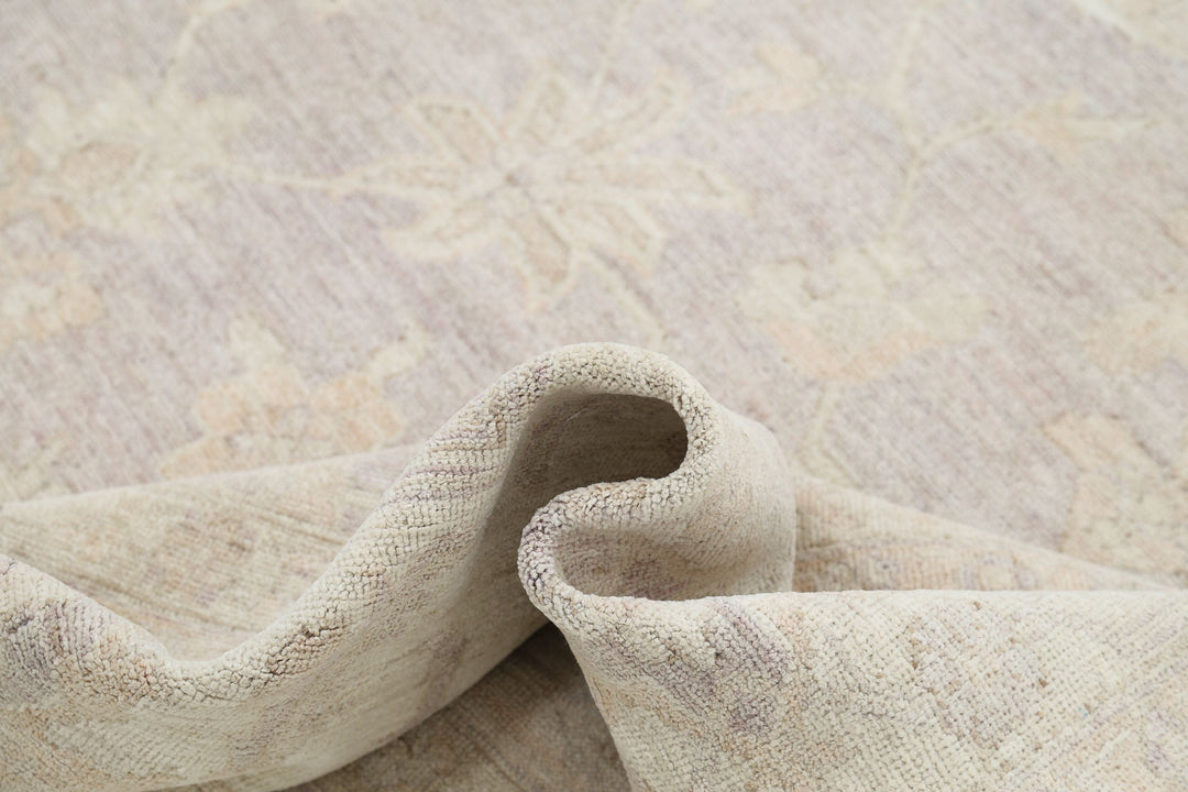 Hand Knotted Oushak Wool Rug 9' 11" x 14' 2" - No. AT76144