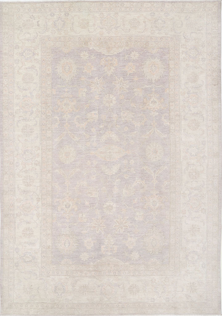 Hand Knotted Oushak Wool Rug 9' 11" x 14' 2" - No. AT76144