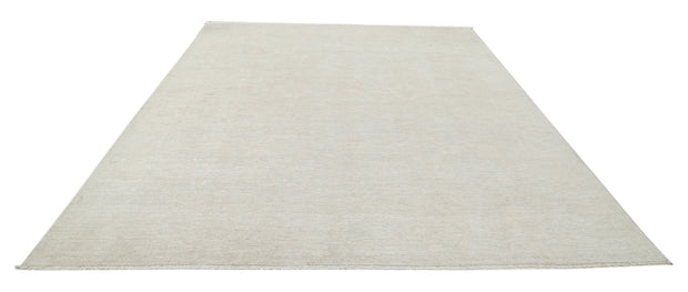 Hand Knotted Oushak Wool Rug 9' 0" x 11' 6" - No. AT45195