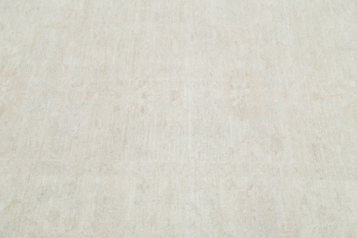 Hand Knotted Oushak Wool Rug 9' 0" x 11' 6" - No. AT45195