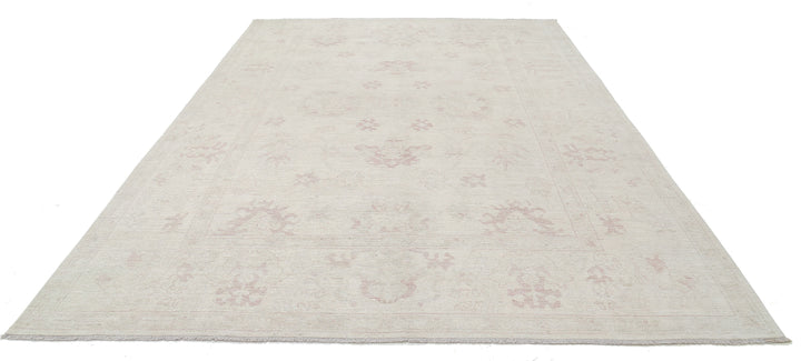 Hand Knotted Oushak Wool Rug 8' 6" x 12' 2" - No. AT32952