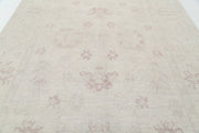 Hand Knotted Oushak Wool Rug 8' 6" x 12' 2" - No. AT32952