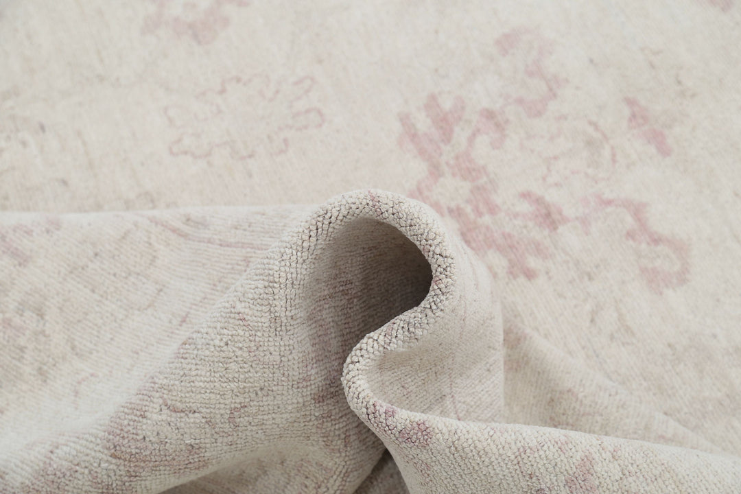 Hand Knotted Oushak Wool Rug 8' 6" x 12' 2" - No. AT32952