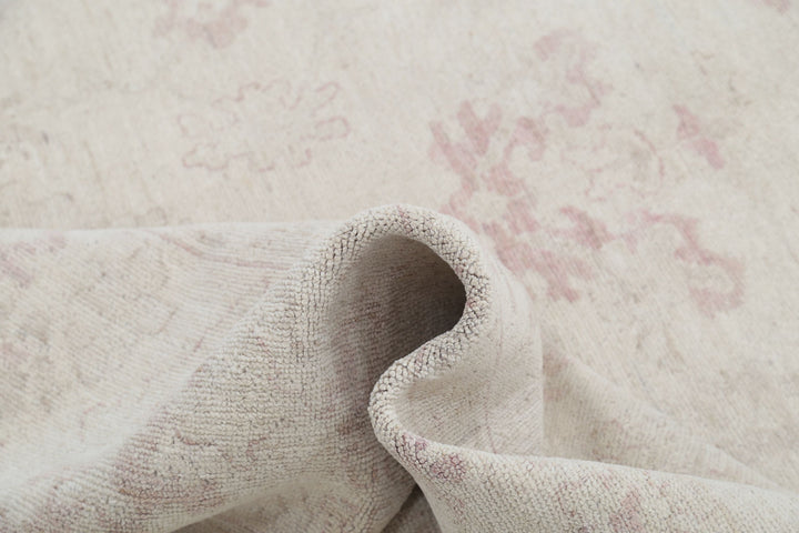 Hand Knotted Oushak Wool Rug 8' 6" x 12' 2" - No. AT32952