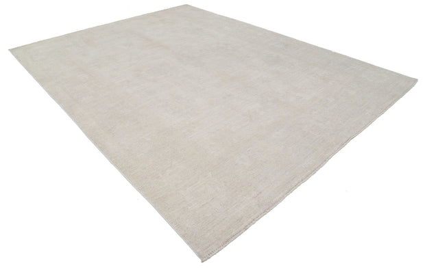Hand Knotted Oushak Wool Rug 9' 0" x 11' 9" - No. AT34769