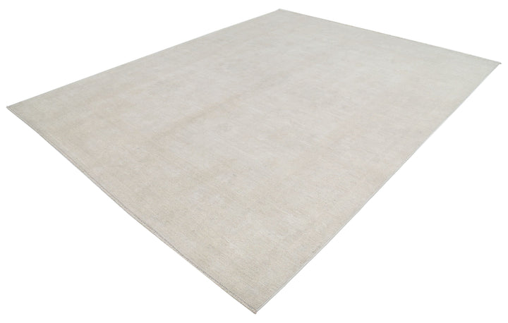 Hand Knotted Oushak Wool Rug 9' 0" x 11' 9" - No. AT34769