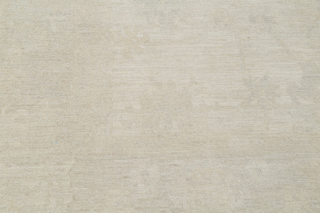 Hand Knotted Oushak Wool Rug 9' 0" x 11' 9" - No. AT34769
