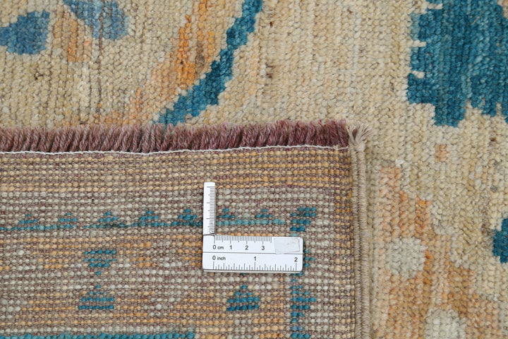 Hand Knotted Oushak Wool Rug 8' 9" x 11' 7" - No. AT51451