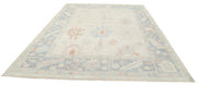 Hand Knotted Oushak Wool Rug 9' 0" x 11' 7" - No. AT93316