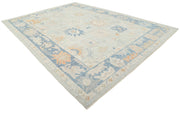 Hand Knotted Oushak Wool Rug 10' 4" x 14' 2" - No. AT57968