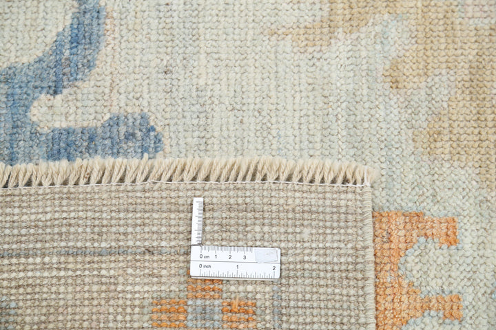 Hand Knotted Oushak Wool Rug 10' 4" x 14' 2" - No. AT57968