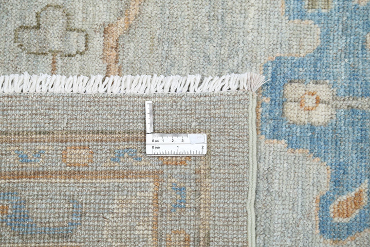 Hand Knotted Oushak Wool Rug 10' 2" x 14' 0" - No. AT98294