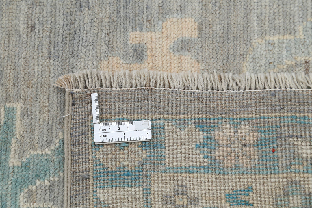 Hand Knotted Oushak Wool Rug 9' 9" x 13' 7" - No. AT16987