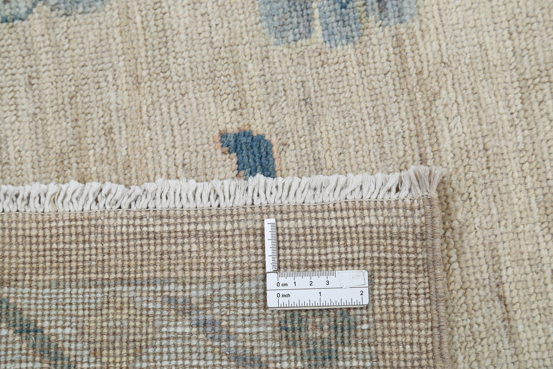 Hand Knotted Oushak Wool Rug 8' 0" x 9' 10" - No. AT22781