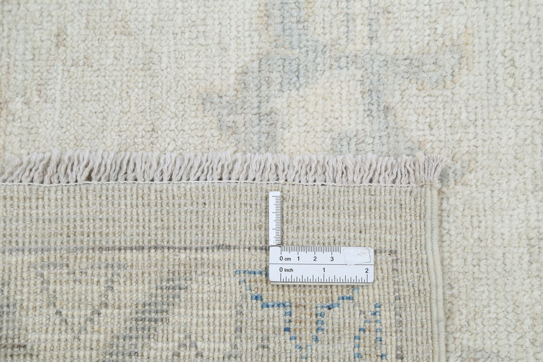 Hand Knotted Oushak Wool Rug 9' 8" x 13' 8" - No. AT31144