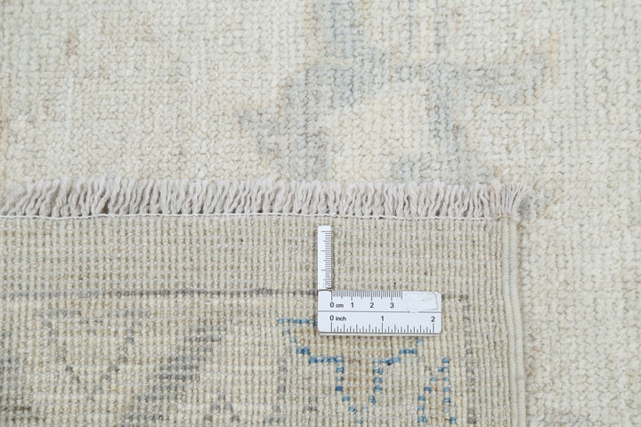Hand Knotted Oushak Wool Rug 9' 8" x 13' 8" - No. AT31144