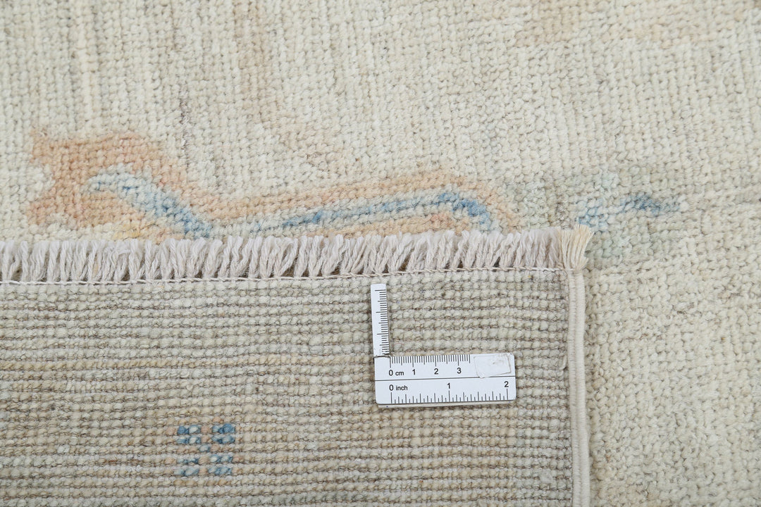 Hand Knotted Oushak Wool Rug 9' 0" x 11' 11" - No. AT90900