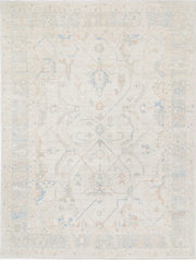 Hand Knotted Oushak Wool Rug 9' 0" x 11' 11" - No. AT90900