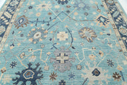 Hand Knotted Oushak Wool Rug 8' 11" x 12' 1" - No. AT64172