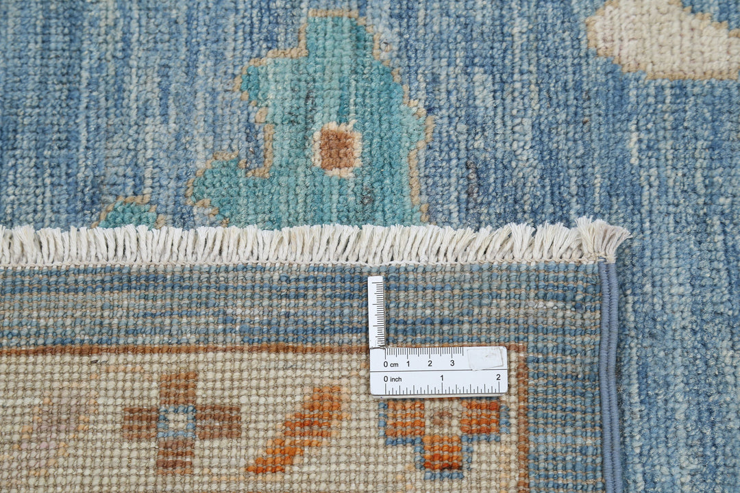 Hand Knotted Oushak Wool Rug 8' 3" x 9' 11" - No. AT90340