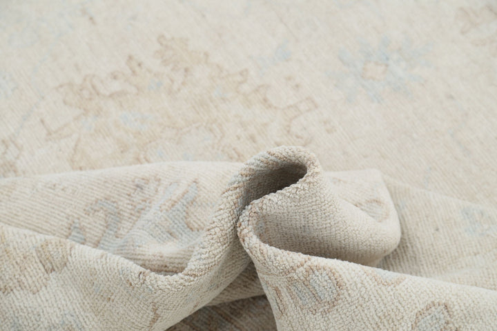 Hand Knotted Oushak Wool Rug 8' 0" x 11' 0" - No. AT46832