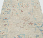 Hand Knotted Oushak Wool Rug 3' 0" x 9' 5" - No. AT81708