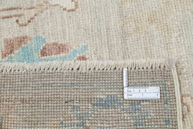 Hand Knotted Oushak Wool Rug 3' 0" x 9' 5" - No. AT81708