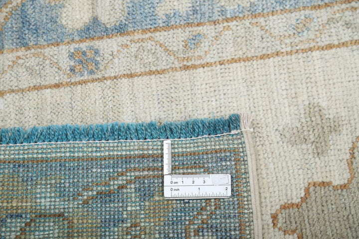 Hand Knotted Oushak Wool Rug 2' 9" x 13' 6" - No. AT58727