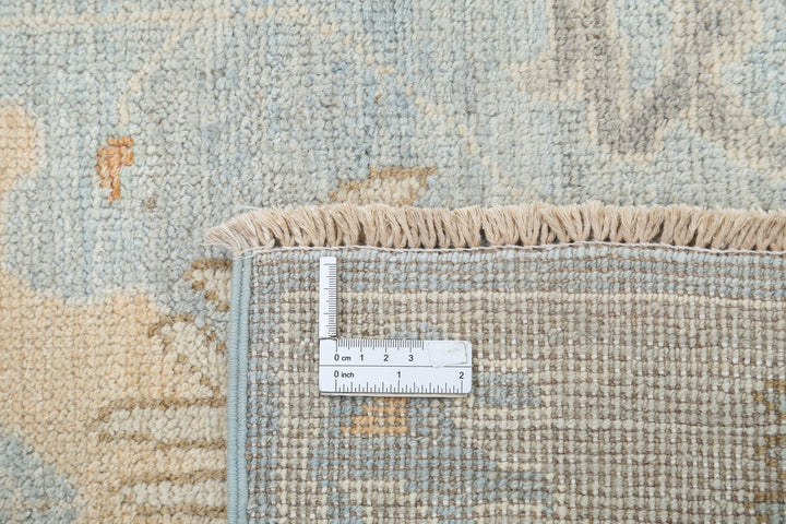 Hand Knotted Oushak Wool Rug 3' 1" x 11' 6" - No. AT56979