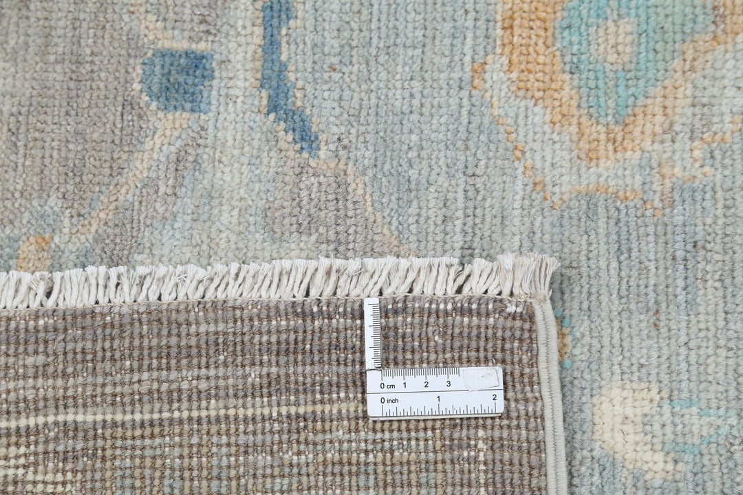 Hand Knotted Oushak Wool Rug 5' 11" x 8' 1" - No. AT53008