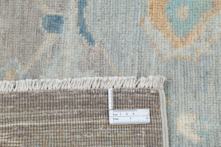Hand Knotted Oushak Wool Rug 5' 11" x 8' 1" - No. AT53008