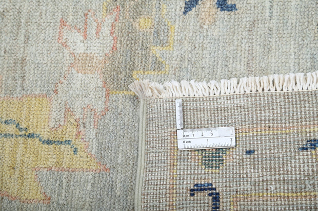 Hand Knotted Oushak Wool Rug 9' 1" x 11' 9" - No. AT74037