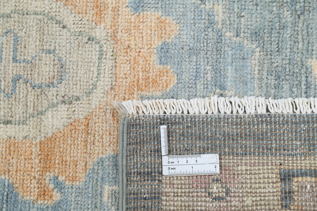 Hand Knotted Oushak Wool Rug 8' 1" x 9' 10" - No. AT91856