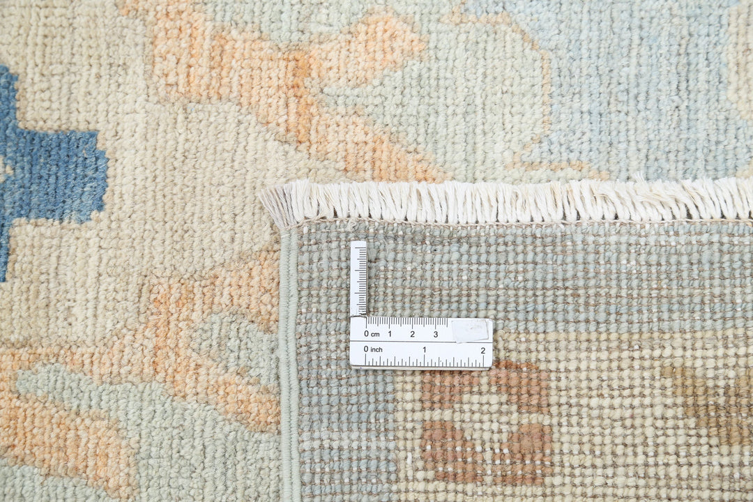 Hand Knotted Oushak Wool Rug 10' 1" x 13' 11" - No. AT30597