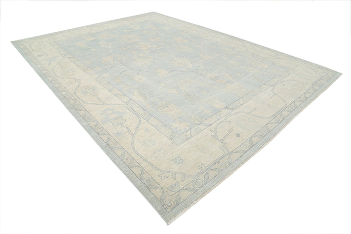 Hand Knotted Oushak Wool Rug 10' 3" x 13' 7" - No. AT73791