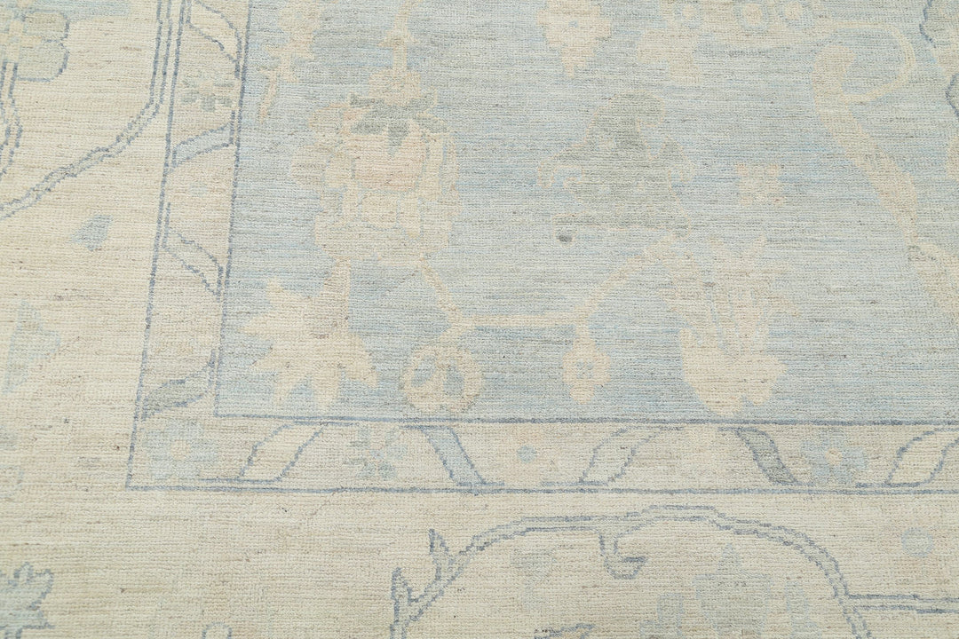 Hand Knotted Oushak Wool Rug 10' 3" x 13' 7" - No. AT73791