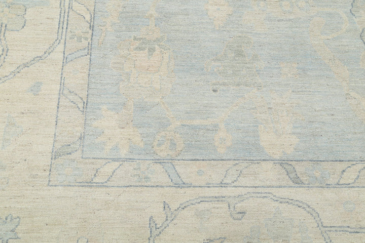 Hand Knotted Oushak Wool Rug 10' 3" x 13' 7" - No. AT73791