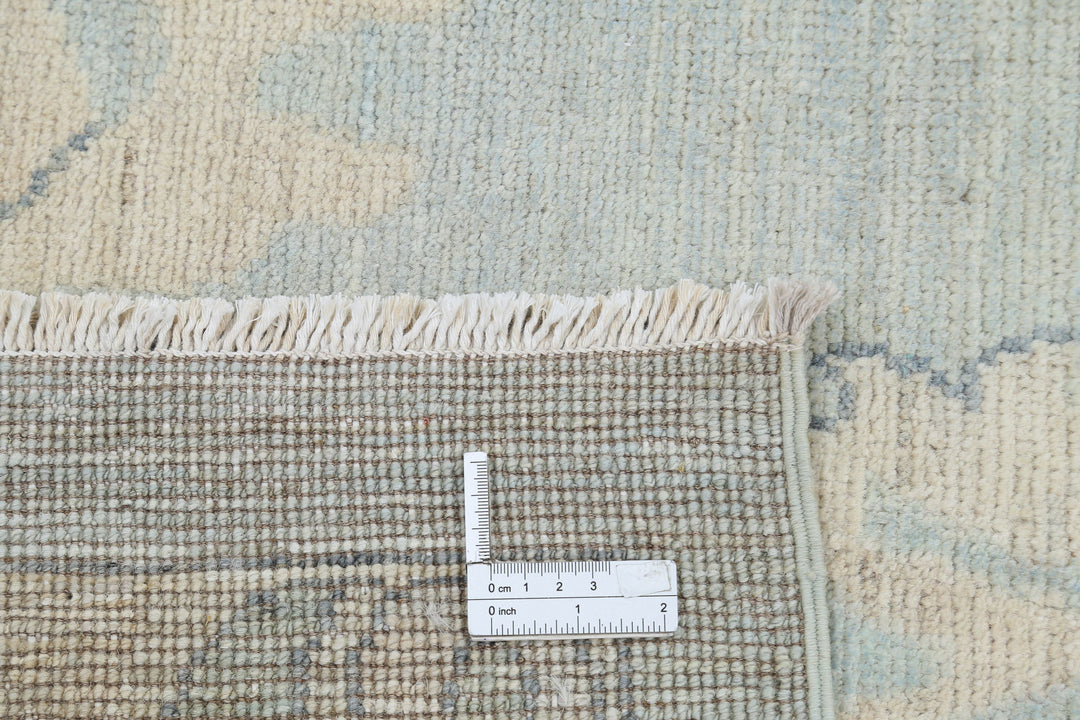 Hand Knotted Oushak Wool Rug 10' 3" x 13' 7" - No. AT73791
